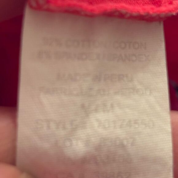 THEORY SIZE MEDIUM WATERMELON PINK SLEEVELESS V NECK TEE CAP SLEEVE - Picture 6 of 6